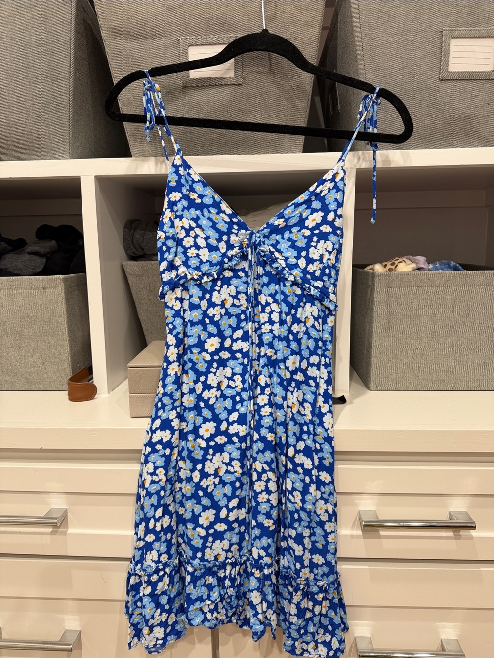 Rue Stiic Floral Tie-Shoulder Sundress